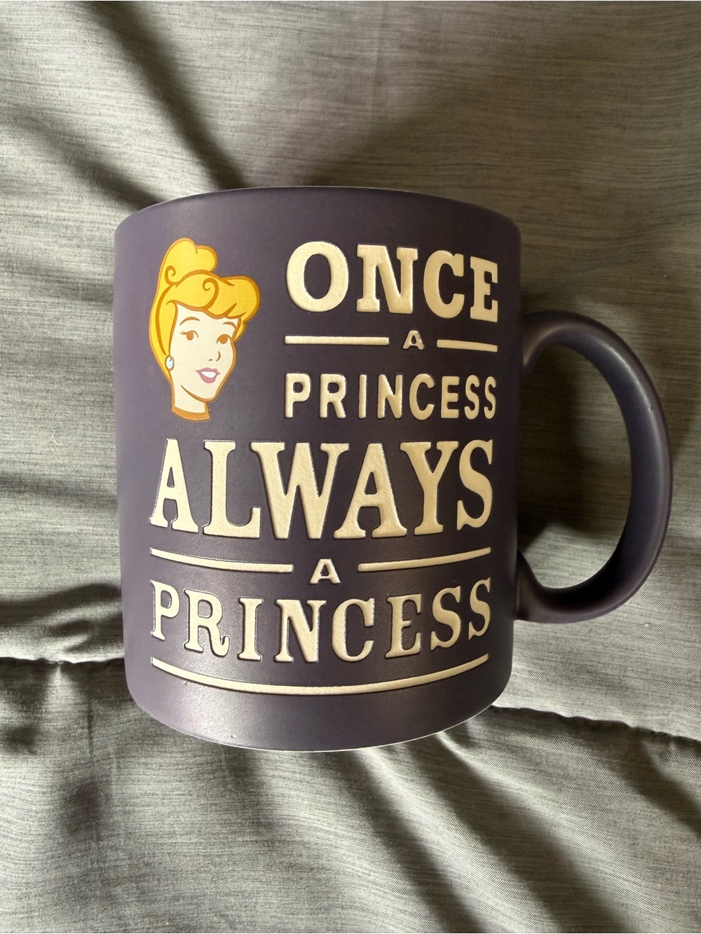 Disney Purple Princess 'Once a Princess Always a Princess' Mug